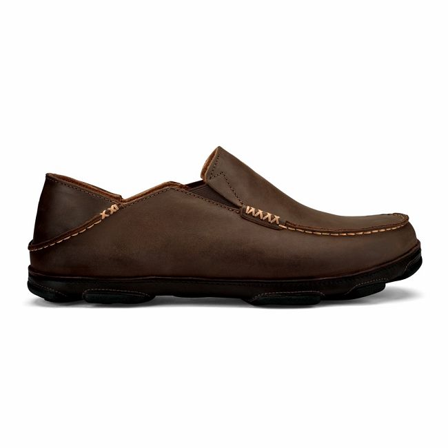 Zapatos Olukai Moloā - Zapatos Hombre Cafes 20749-531